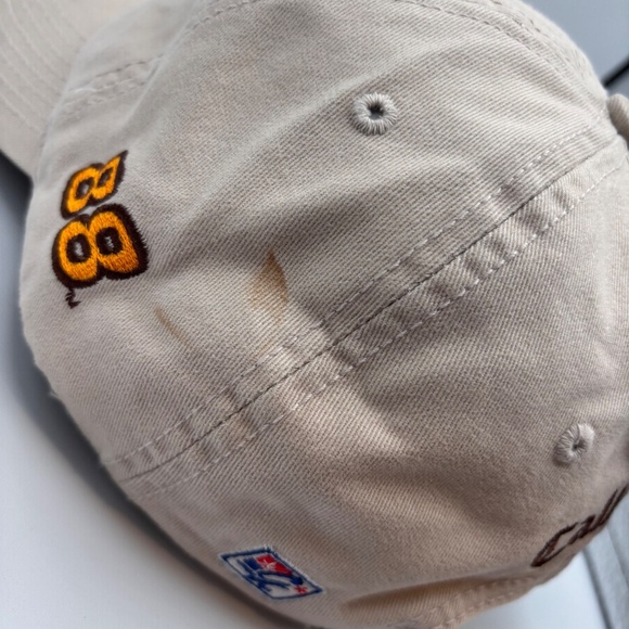 UPS Callaway Checkered Racing Embroidered Dale Jarrett #88 Beige Racing Hat NWT! - Picture 9 of 12